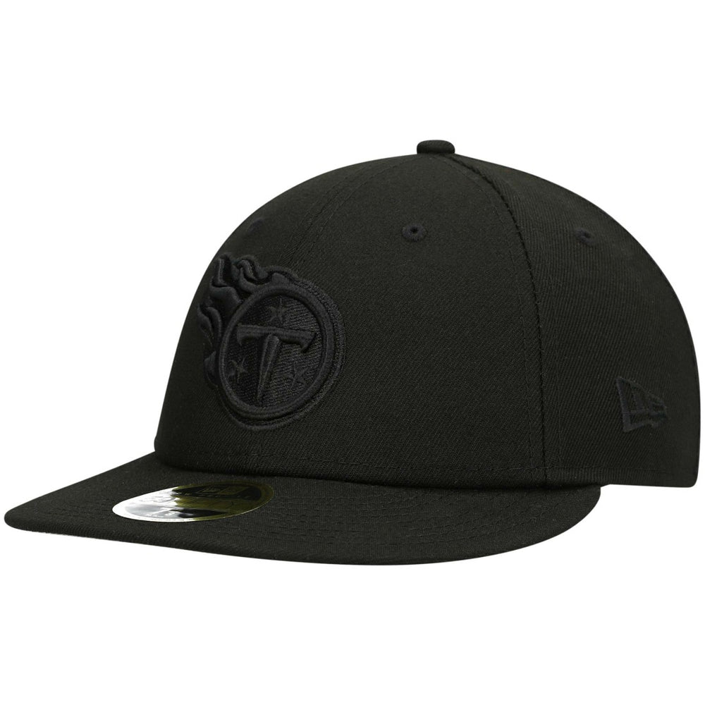 Tennessee Titans New Era Black on Black Low Profile 59FIFTY II Fitted Hat - Black - NFL