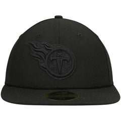 Tennessee Titans New Era Black on Black Low Profile 59FIFTY II Fitted Hat - Black - NFL