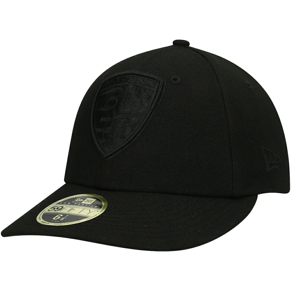 Baltimore Ravens New Era Black on Black Low Profile 59FIFTY II Fitted Hat - Black - NFL