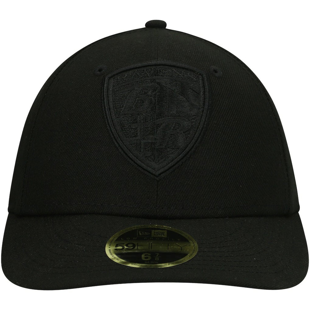 Baltimore Ravens New Era Black on Black Low Profile 59FIFTY II Fitted Hat - Black - NFL