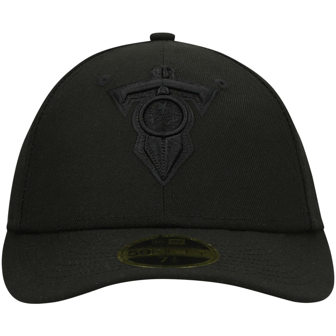 Tennessee Titans New Era Alternate Logo Black on Black Low Profile 59FIFTY II Fitted Hat - Black - NFL