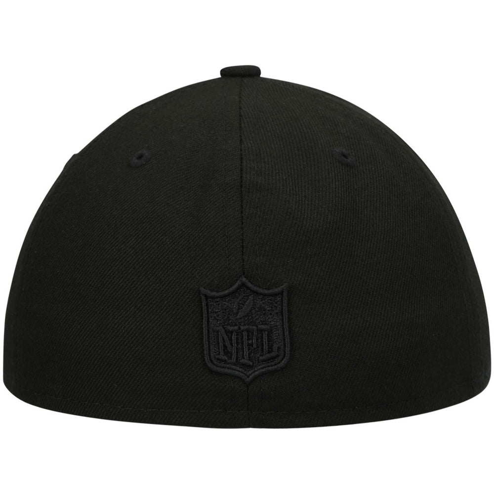 Tennessee Titans New Era Alternate Logo Black on Black Low Profile 59FIFTY II Fitted Hat - Black - NFL
