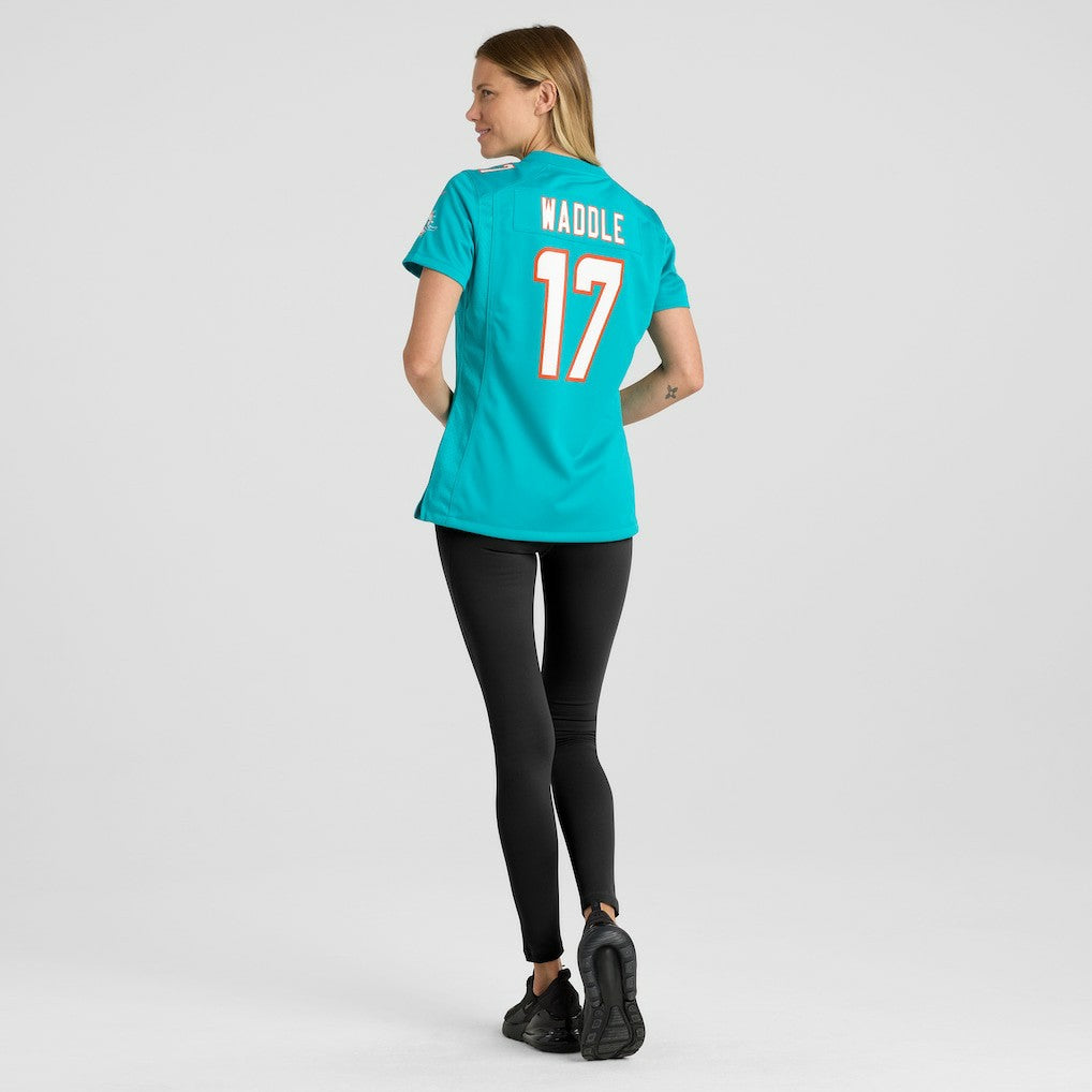 Jaylen Waddle Miami Dolphins Women's Game Player Jersey - Aqua - Nike