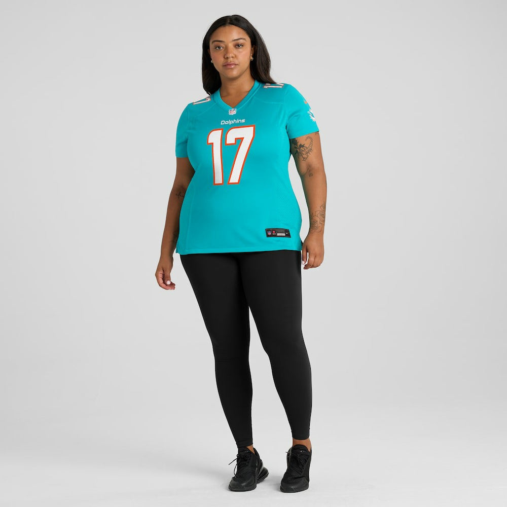 Jaylen Waddle Miami Dolphins Women's Game Player Jersey - Aqua - Nike