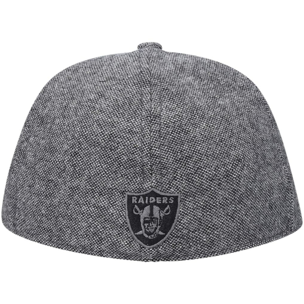 Las Vegas Raiders New Era Peaky Duckbill Fitted Hat - Gray - NFL