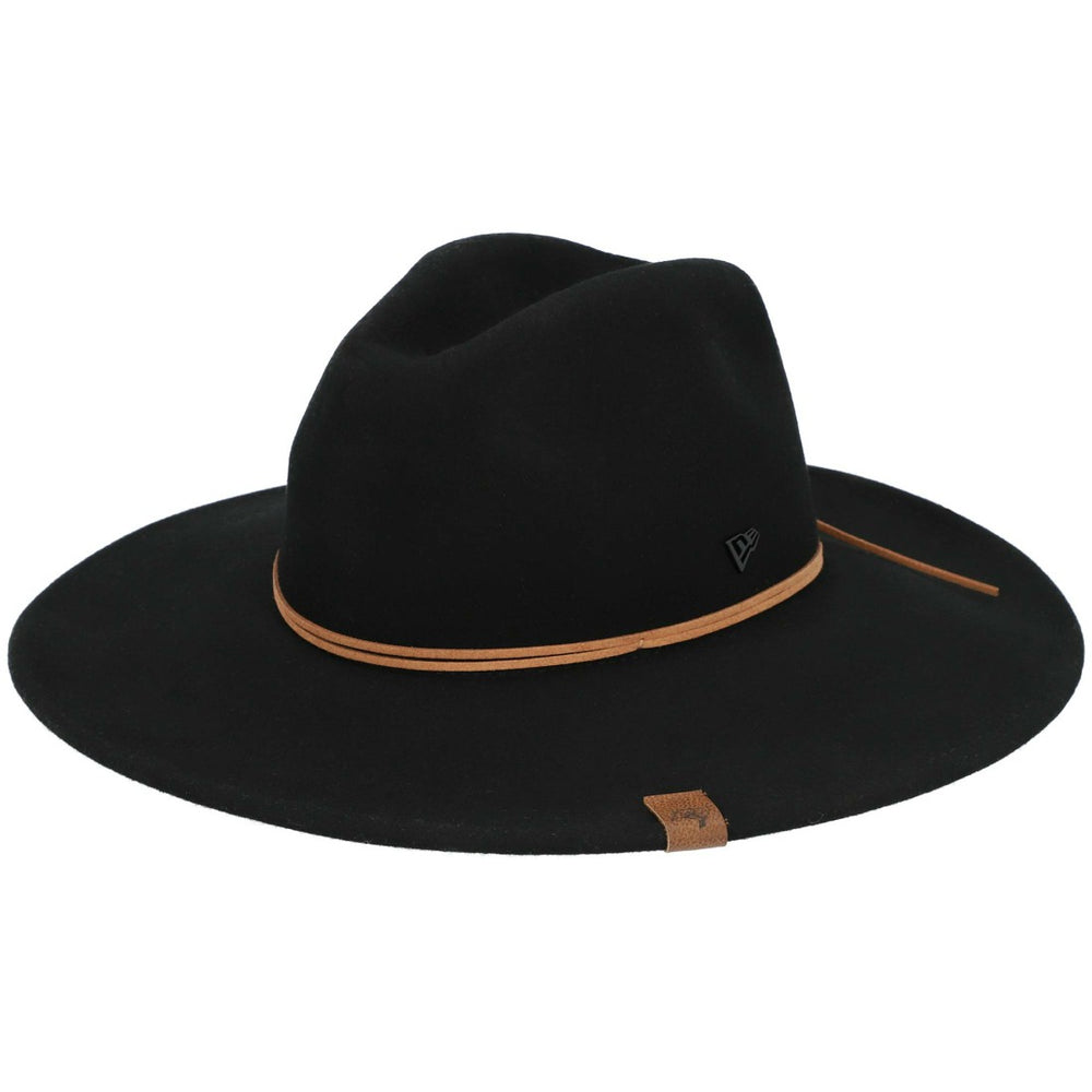 Tampa Bay Buccaneers New Era Women's Willow Wide Brim Fedora - Black - NFL