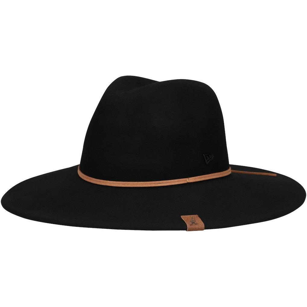 Cleveland Browns New Era Women's Willow Wide Brim Fedora - Black - NFL