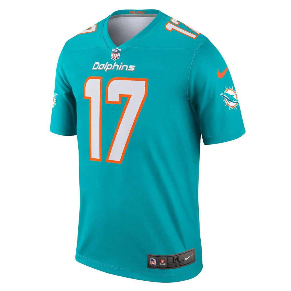 Jaylen Waddle Miami Dolphins Legend Player Performance Top - Aqua - Nike
