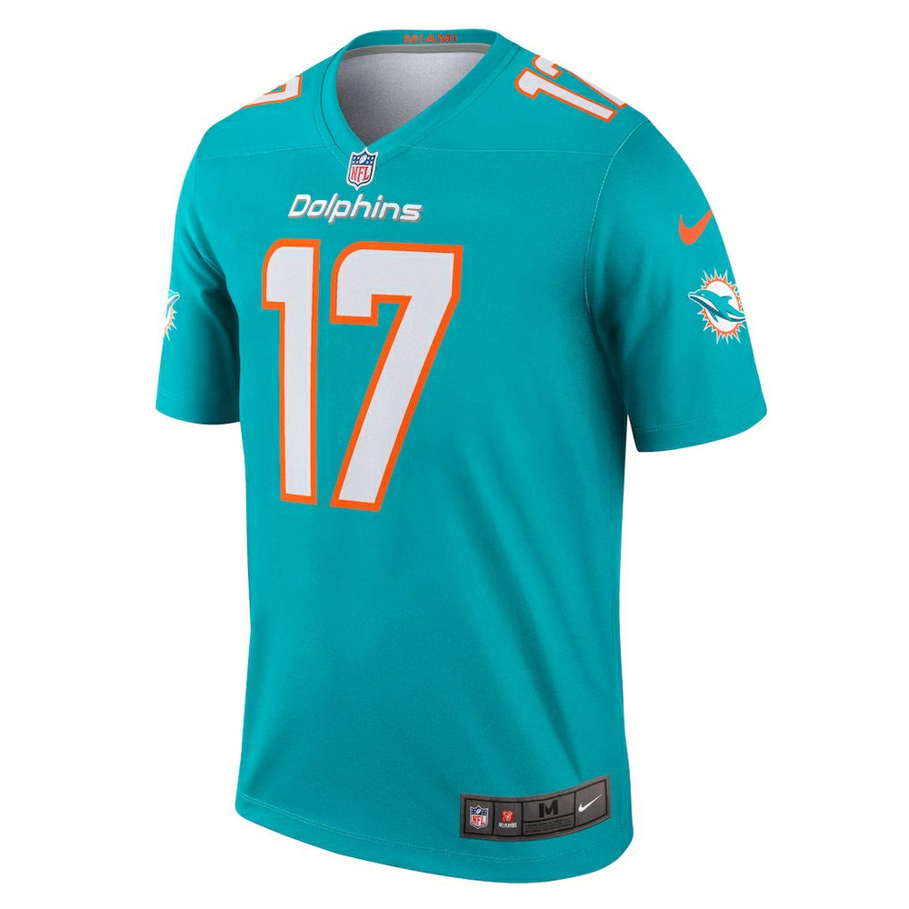 Jaylen Waddle Miami Dolphins Legend Player Performance Top - Aqua - Nike