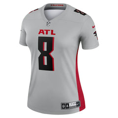 Kyle Pitts Sr. Atlanta Falcons Women's Inverted Legend Player Performance Top - Gray - Nike