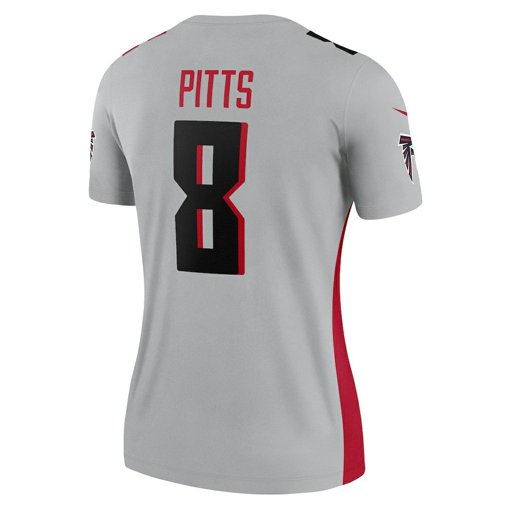 Kyle Pitts Sr. Atlanta Falcons Women's Inverted Legend Player Performance Top - Gray - Nike
