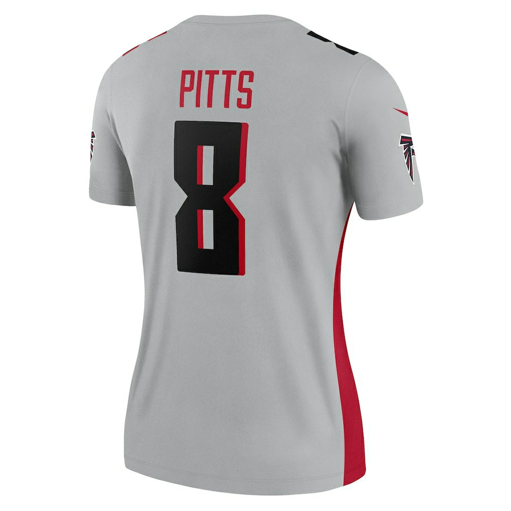Kyle Pitts Sr. Atlanta Falcons Women's Inverted Legend Player Performance Top - Gray - Nike