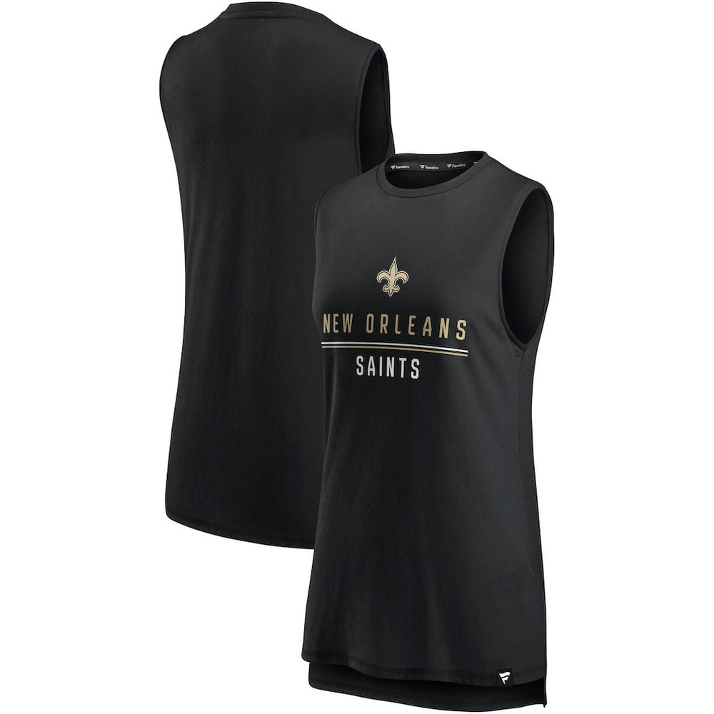 New Orleans Saints Women's True Contender Tank Top - Black - Fanatics