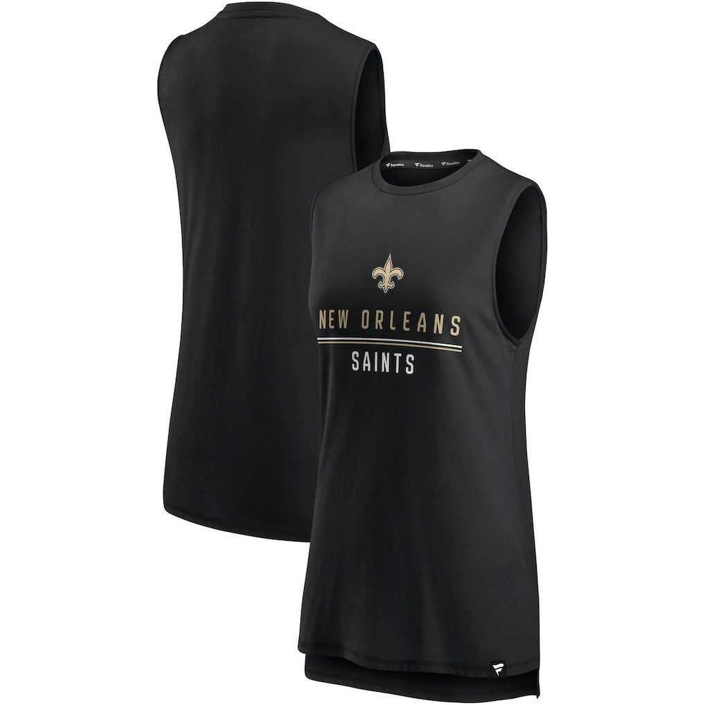 New Orleans Saints Women's True Contender Tank Top - Black - Fanatics
