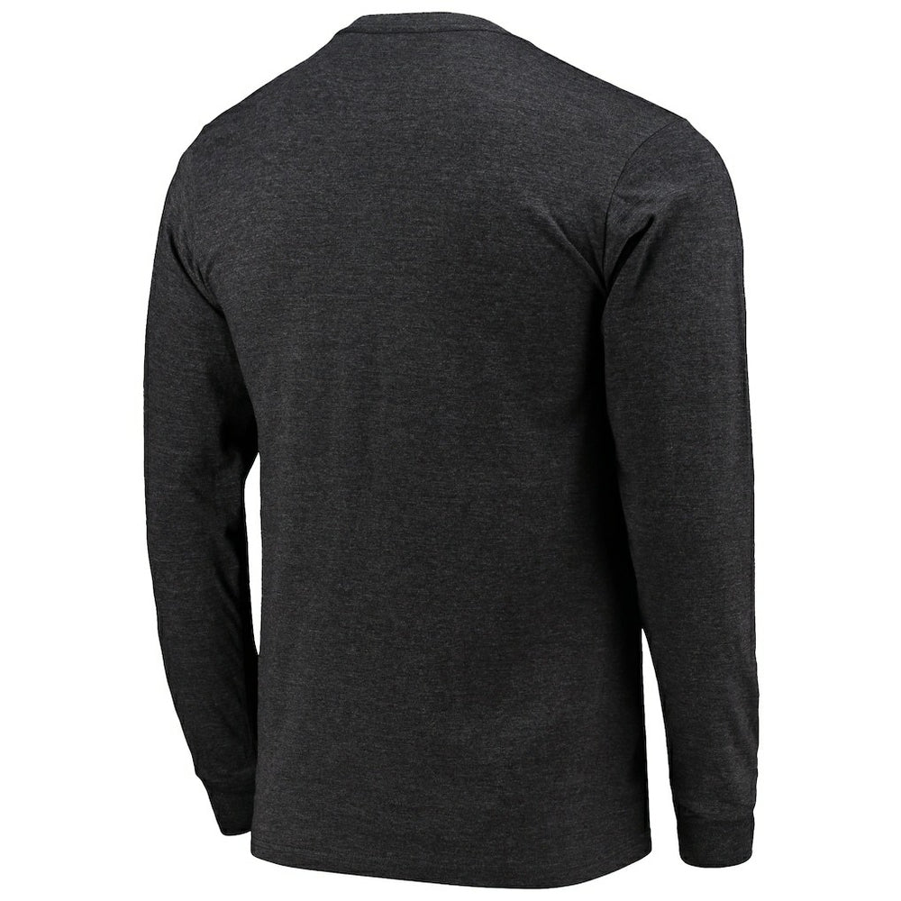 Carolina Panthers Starter Halftime Long Sleeve T-Shirt - Heathered Black - NFL