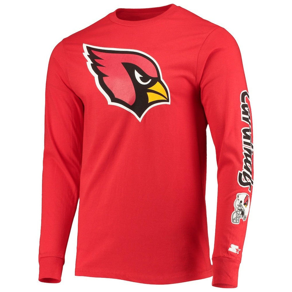 Arizona Cardinals Starter Halftime Long Sleeve T-Shirt - Cardinal - NFL