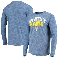 Los Angeles Rams MSX by Michael Strahan Camo Performance Long Sleeve T-Shirt - Royal - NFL