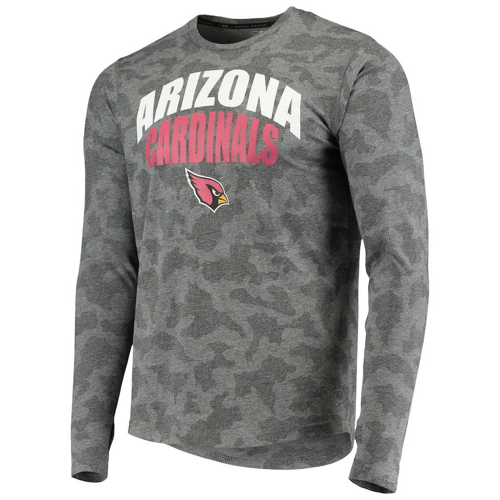 Arizona Cardinals MSX by Michael Strahan Camo Performance Long Sleeve T-Shirt - Black - NFL