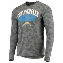 Los Angeles Chargers MSX by Michael Strahan Camo Performance Long Sleeve T-Shirt - Black - NFL