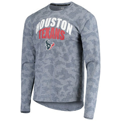 Houston Texans MSX by Michael Strahan Camo Performance Long Sleeve T-Shirt - Navy - NFL