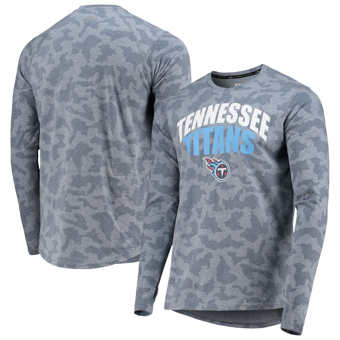 Tennessee Titans MSX by Michael Strahan Camo Long Sleeve T-Shirt - Navy - NFL