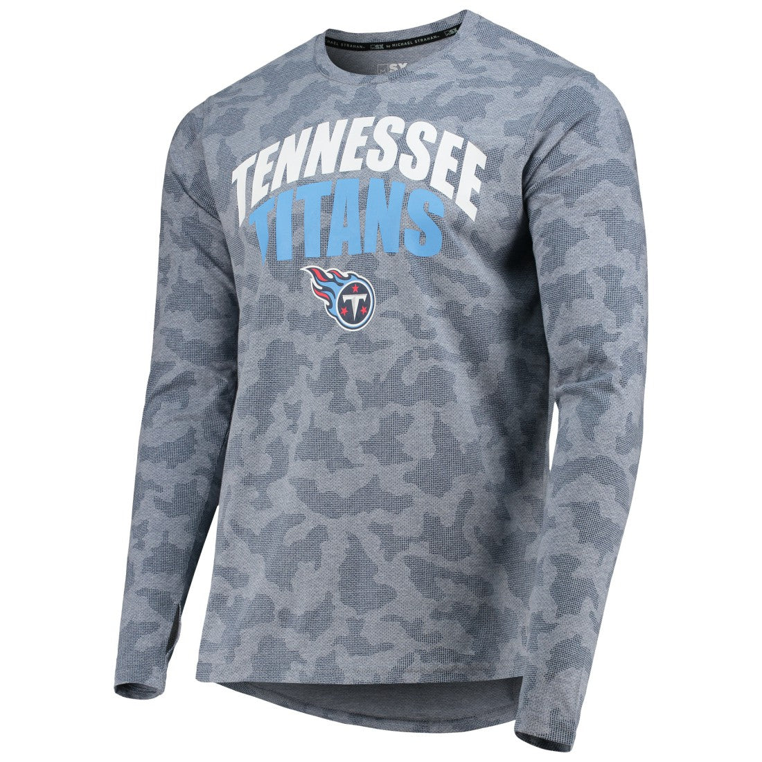 Tennessee Titans MSX by Michael Strahan Camo Long Sleeve T-Shirt - Navy - NFL