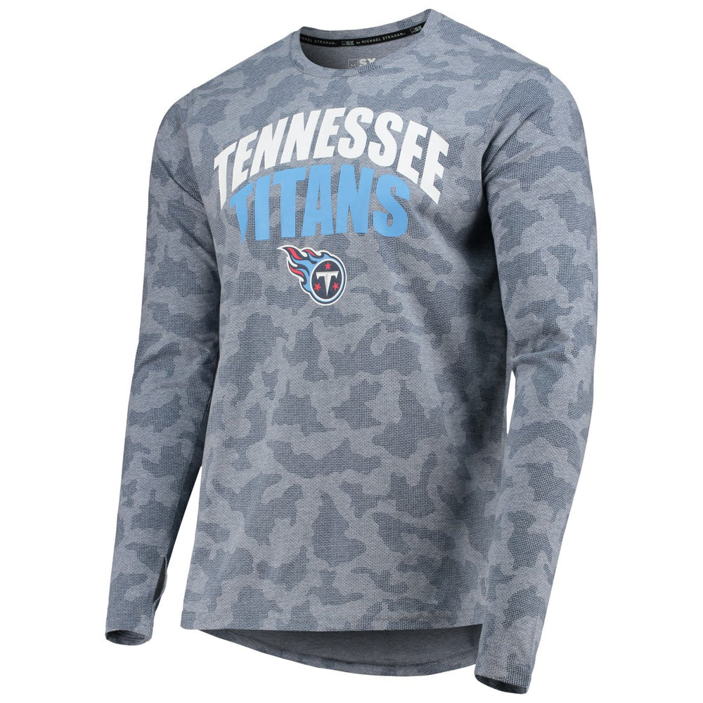Tennessee Titans MSX by Michael Strahan Camo Long Sleeve T-Shirt - Navy - NFL