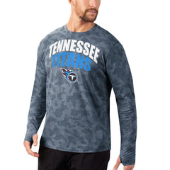 Tennessee Titans MSX by Michael Strahan Camo Long Sleeve T-Shirt - Navy - NFL