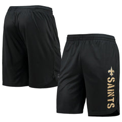 New Orleans Saints MSX by Michael Strahan Training Shorts - Black - NFL