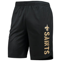 New Orleans Saints MSX by Michael Strahan Training Shorts - Black - NFL