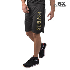 New Orleans Saints MSX by Michael Strahan Training Shorts - Black - NFL