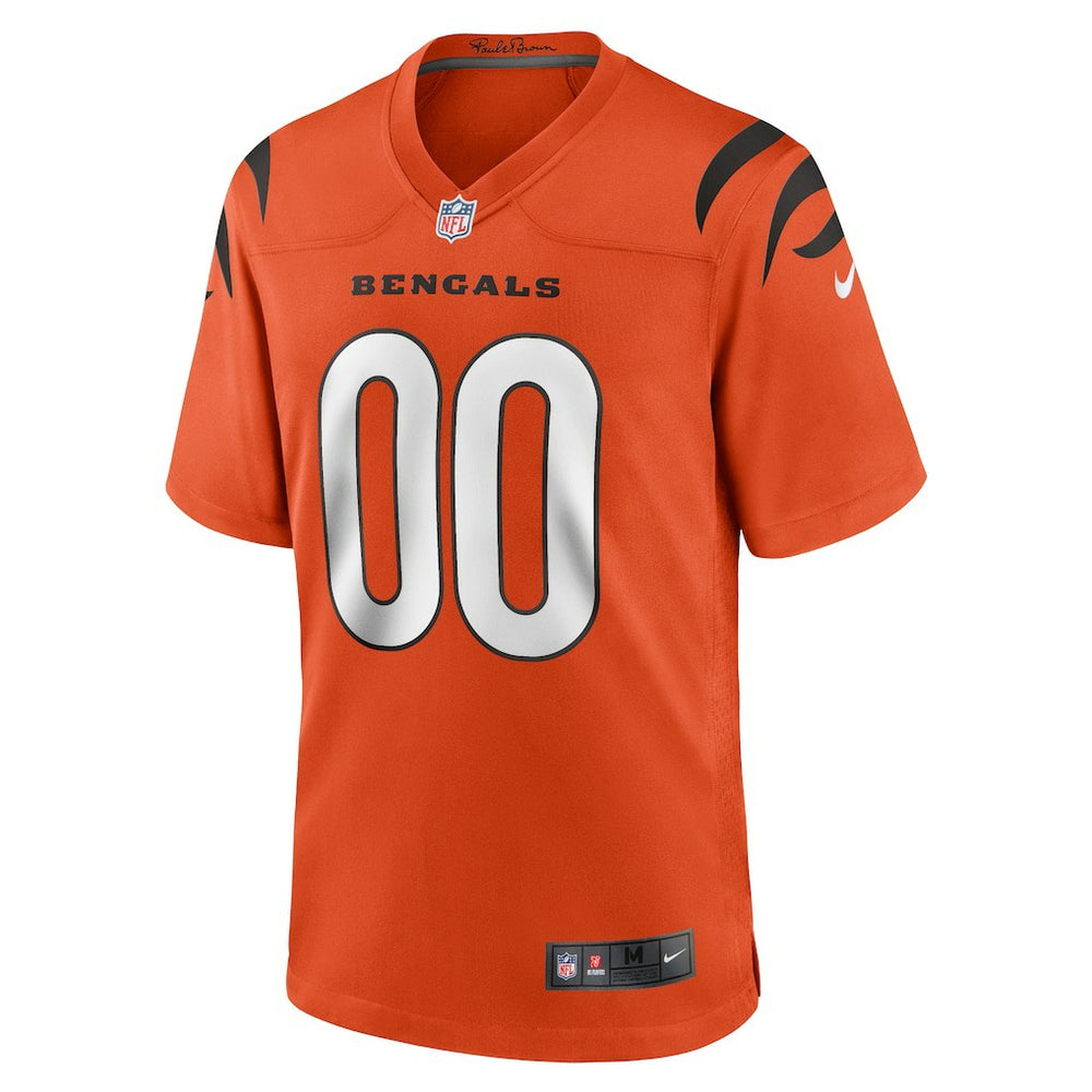 Cincinnati Bengals Alternate Game Custom Jersey - Orange - Nike