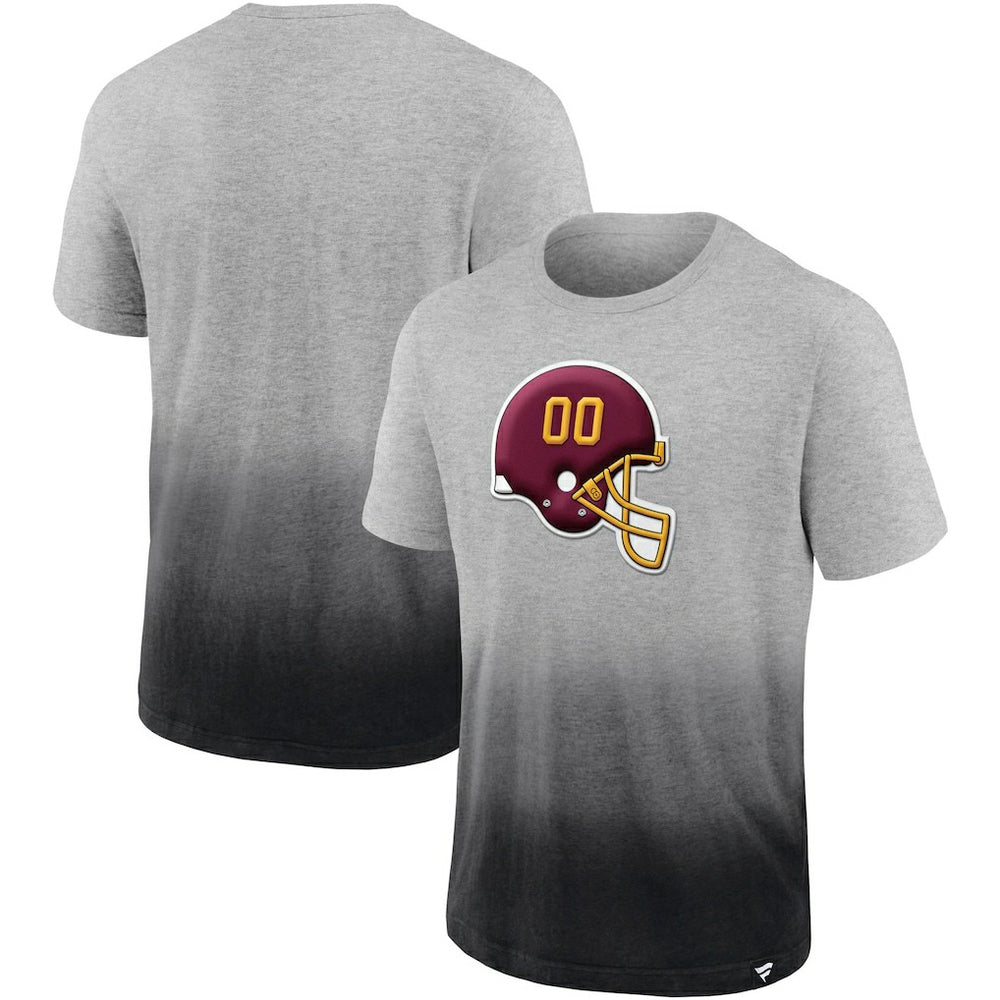 Washington Football Team Team Ombre T-Shirt - Heathered Gray/Black - Fanatics