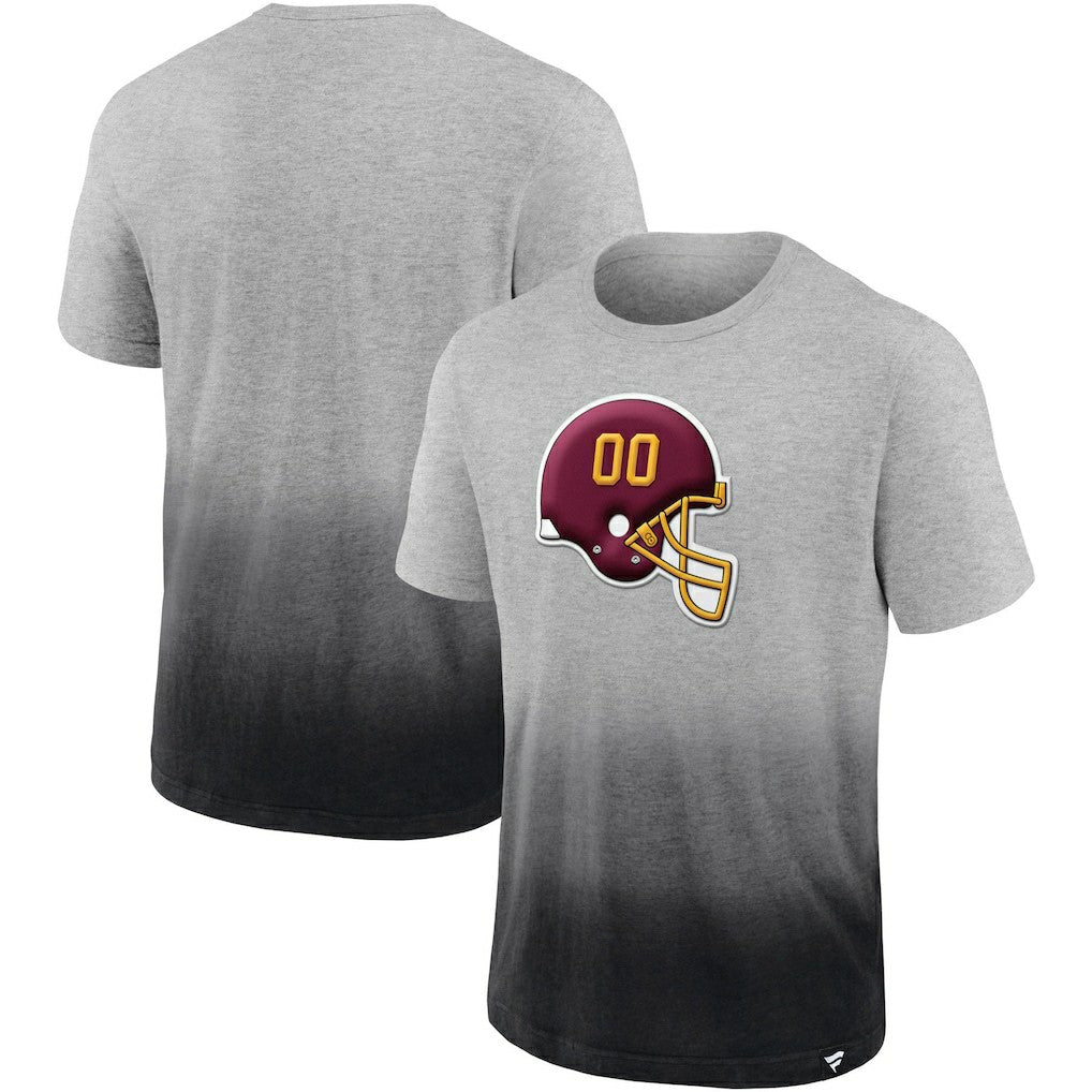 Washington Football Team Team Ombre T-Shirt - Heathered Gray/Black - Fanatics