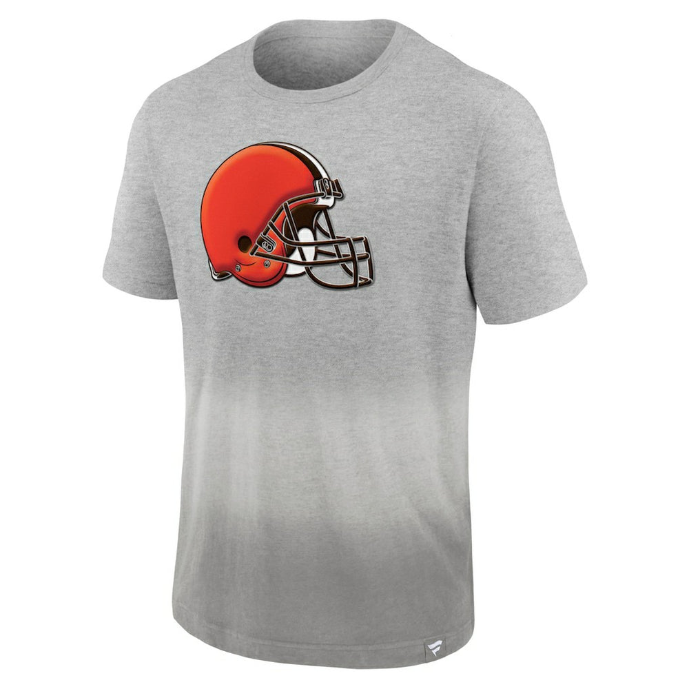 Cleveland Browns Team Ombre T-Shirt - Heathered Gray/Gray - Fanatics