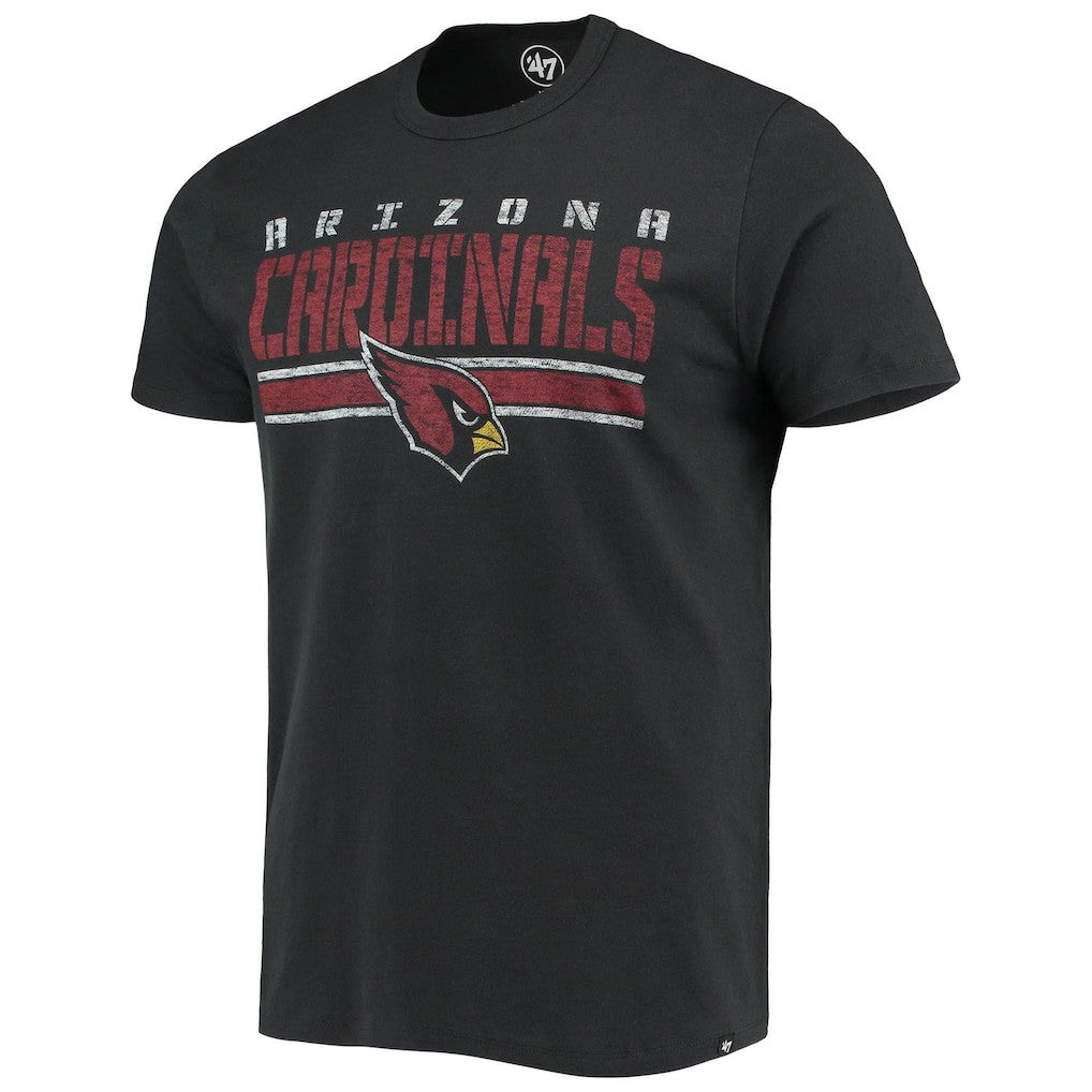 Arizona Cardinals '47 Team Stripe T-Shirt - Black - 47 brand