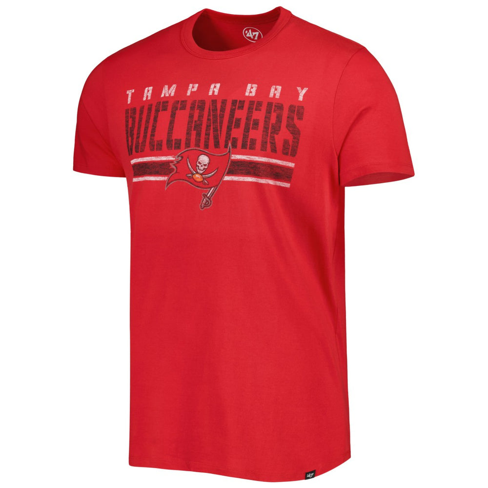 Tampa Bay Buccaneers '47 Team Stripe T-Shirt - Red - 47 brand