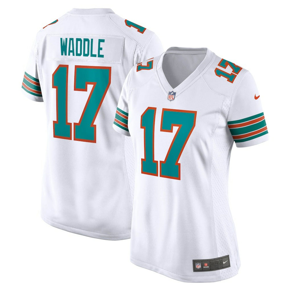 Jaylen Waddle Miami Dolphins Women's Game Jersey - White - Nike