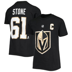 Mark Stone Vegas Golden Knights Youth Player Name & Number T-Shirt - Black | NHL discount