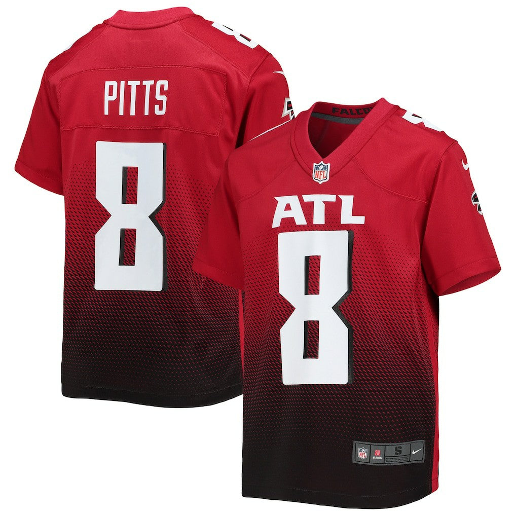 Kyle Pitts Sr. Atlanta Falcons Youth Game Jersey - Red - Nike