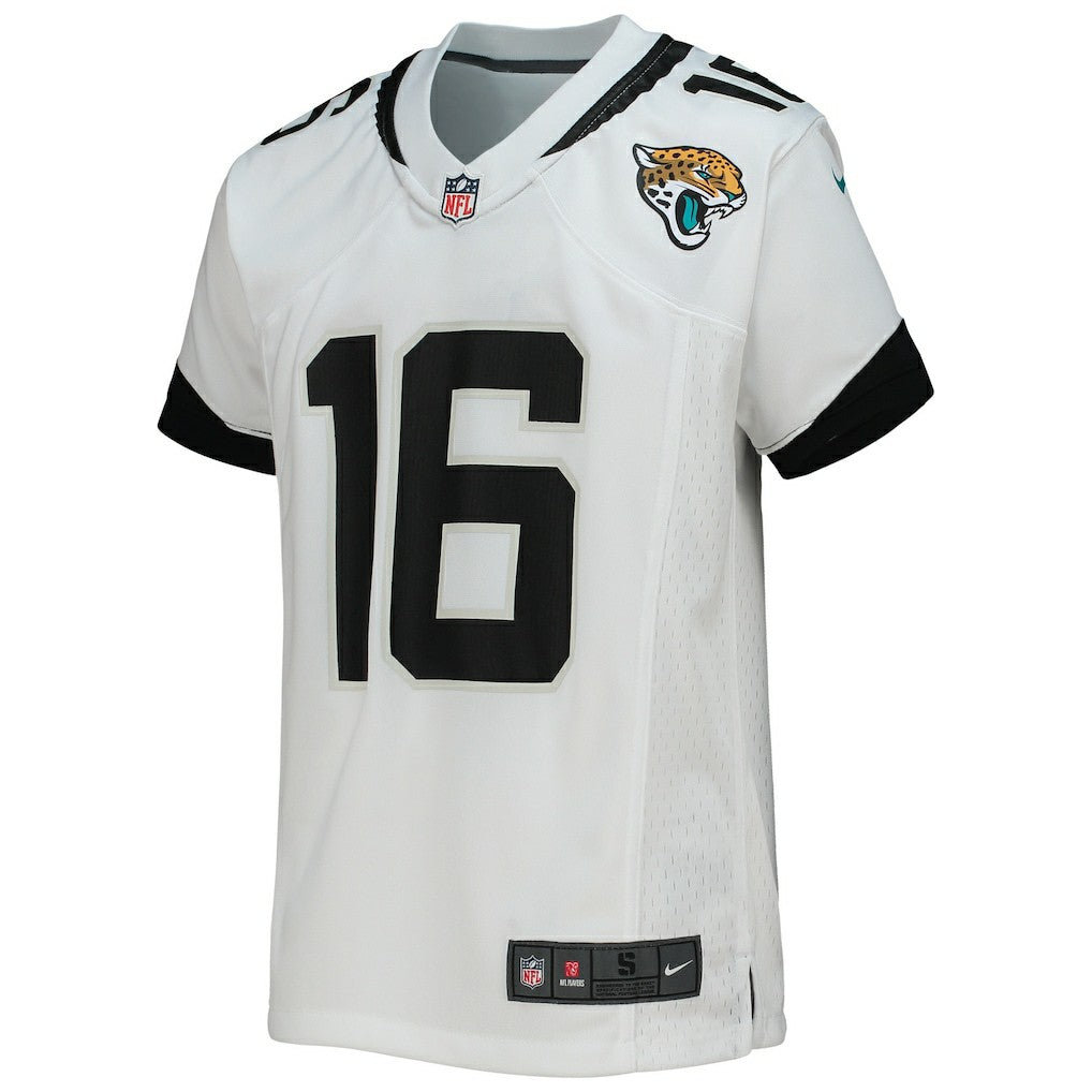 Trevor Lawrence Jacksonville Jaguars Youth Game Jersey - White - Nike