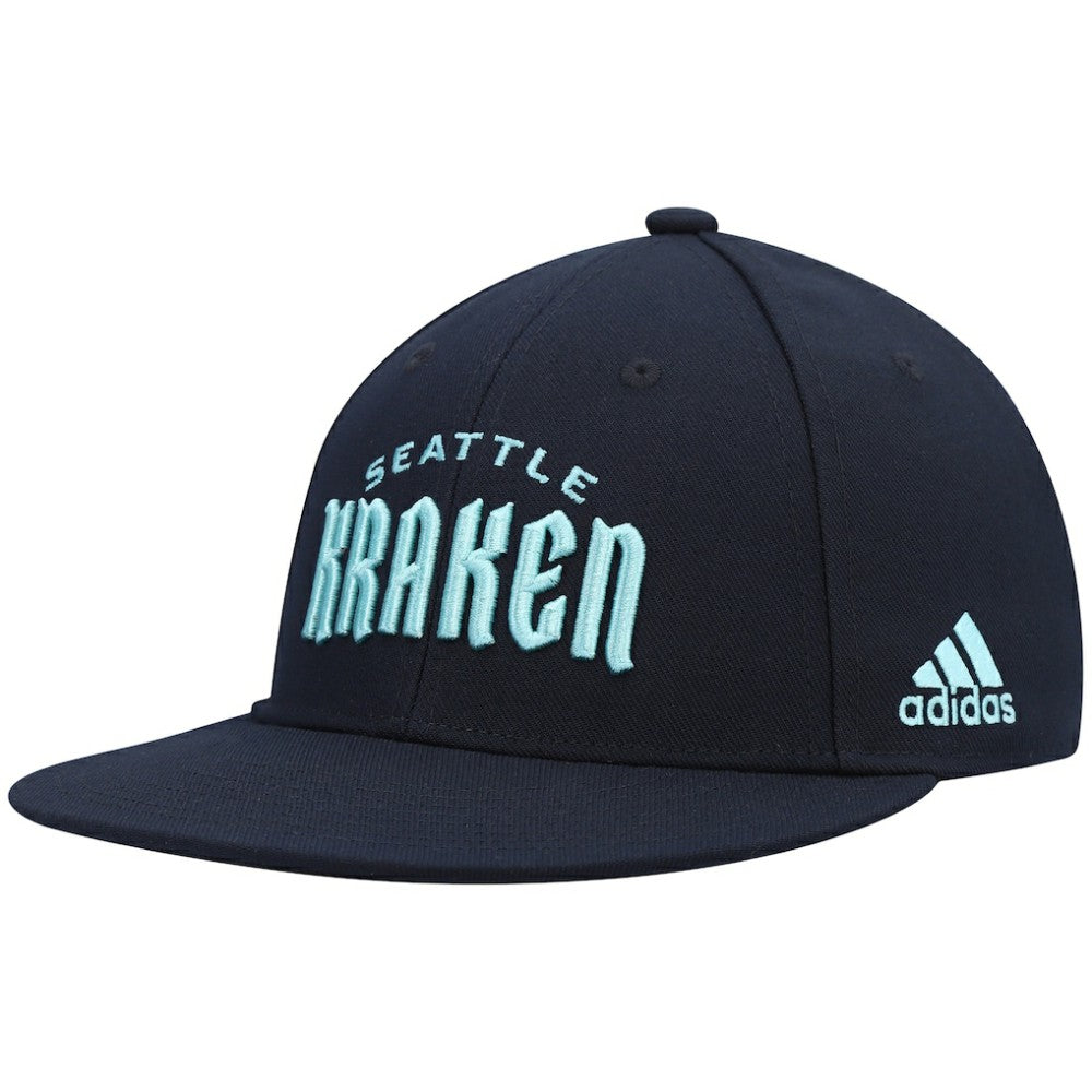 Seattle Kraken adidas Team Snapback Hat - Deep Sea Blue | Adidas sale