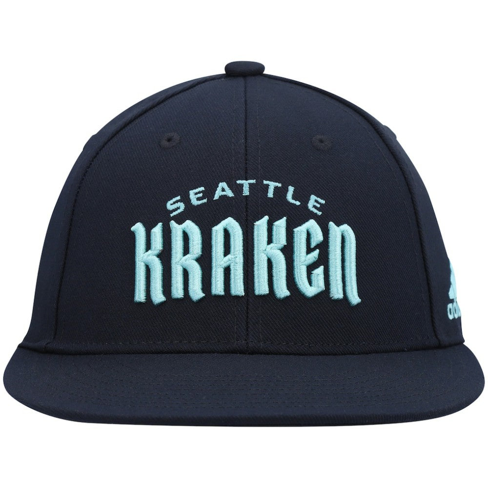 Seattle Kraken adidas Team Snapback Hat - Deep Sea Blue | Adidas sale