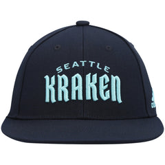 Seattle Kraken adidas Team Snapback Hat - Deep Sea Blue | Adidas sale