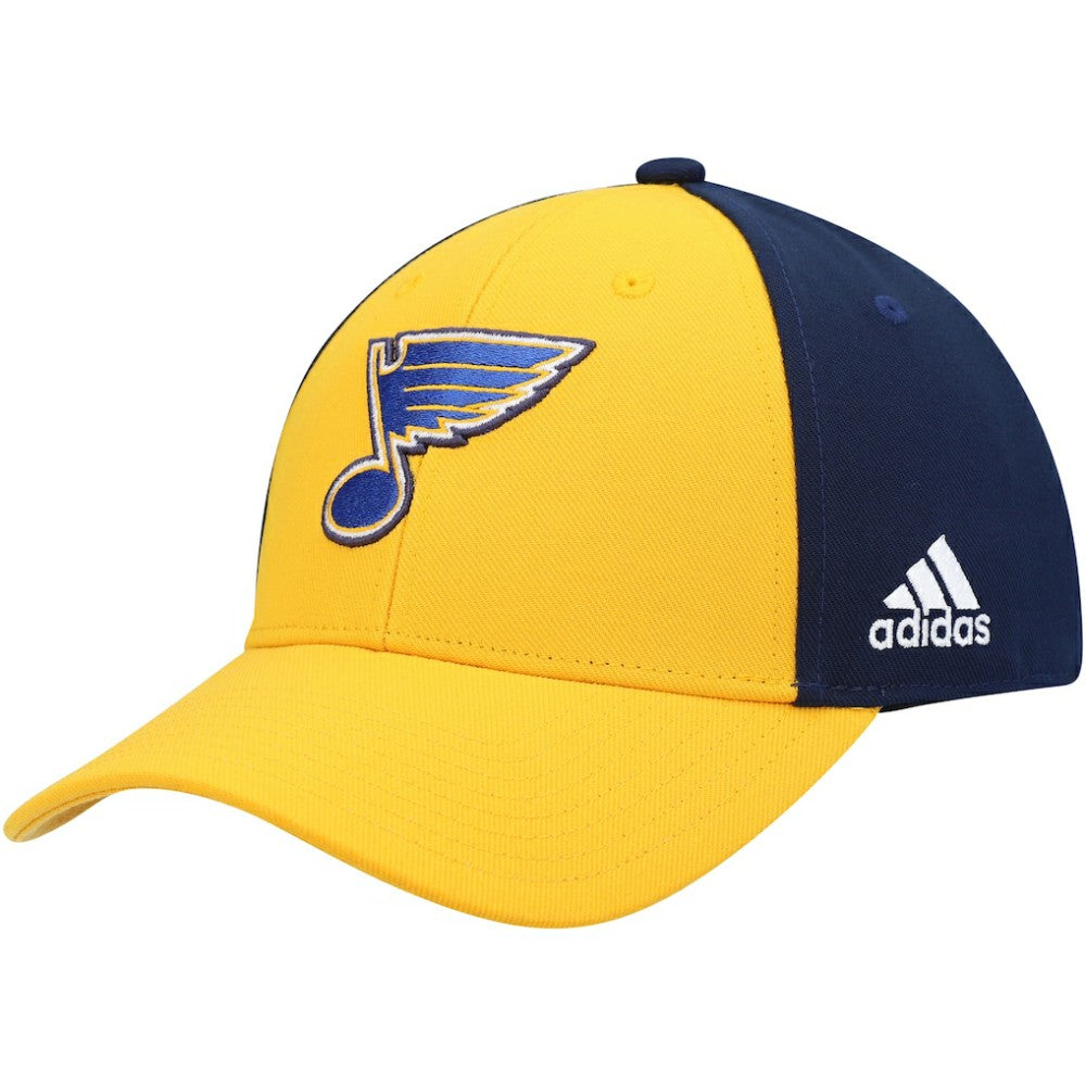 St. Louis Blues adidas Team Adjustable Hat - Gold/Navy | Adidas discount