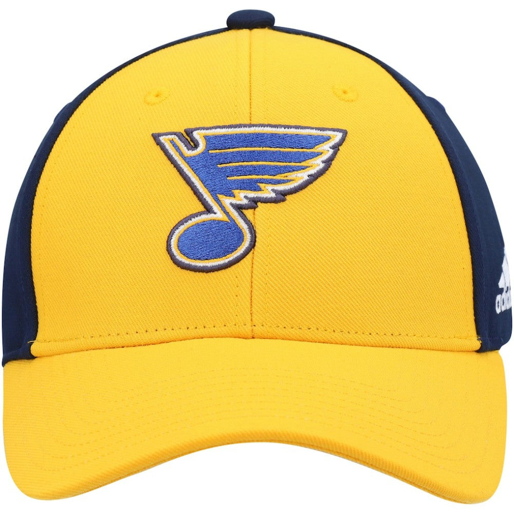 St. Louis Blues adidas Team Adjustable Hat - Gold/Navy | Adidas discount