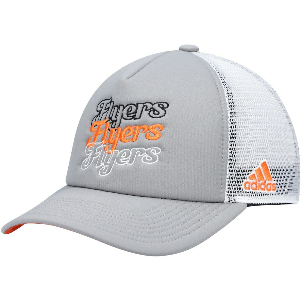 Philadelphia Flyers adidas Women's Foam Trucker Snapback Hat - Gray/White | Adidas Lifestyle