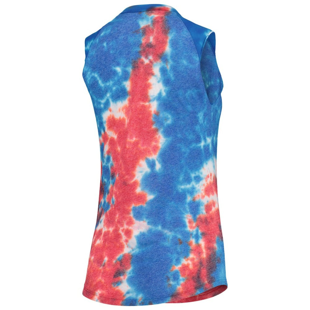 San Francisco Giants Majestic Threads Women's Tie-Dye Tri-Blend Muscle Tank Top Outlet