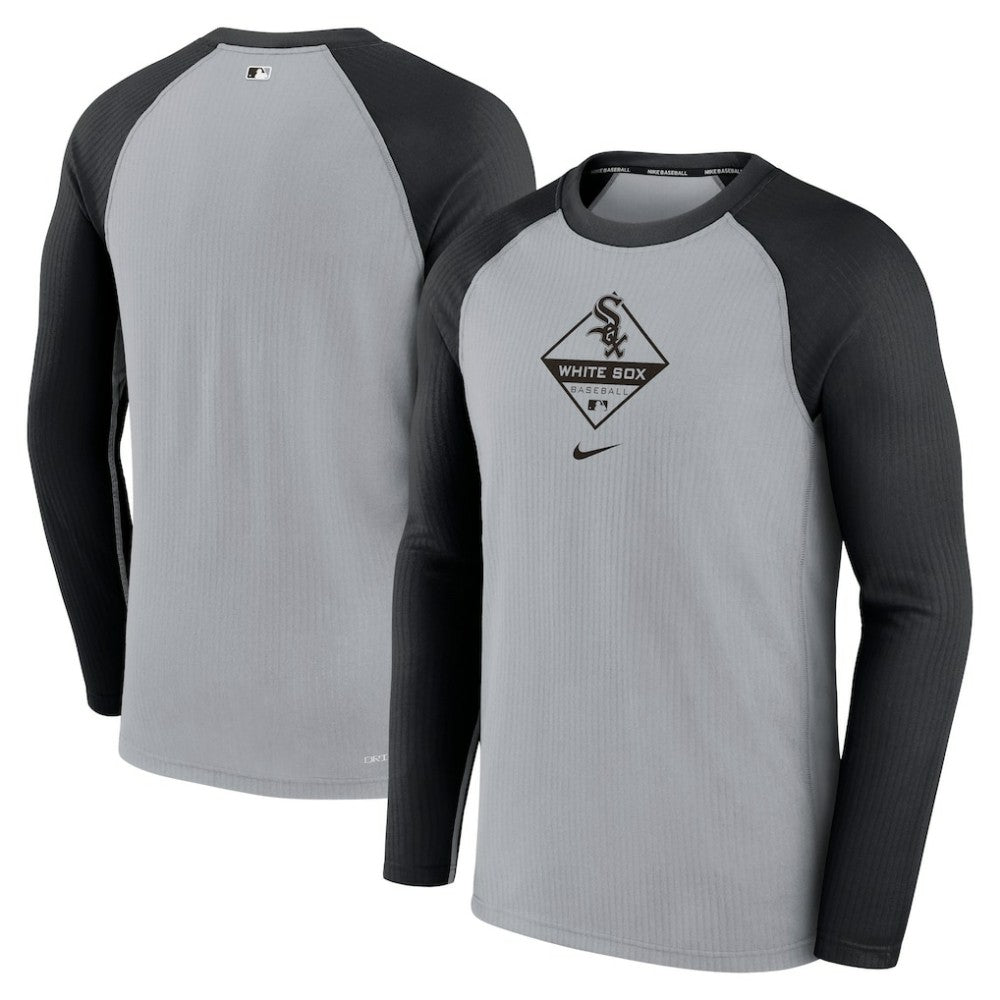 Chicago White Sox Nike Game Authentic Collection Performance Raglan Long Sleeve T-Shirt Discount