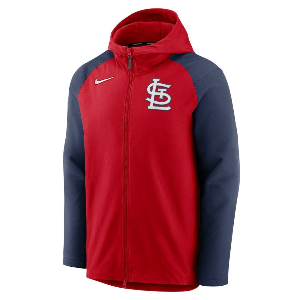 St. Louis Cardinals Nike Authentic Collection Performance Raglan Full-Zip Hoodie Discount